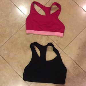Gently used Old Navy sports bras